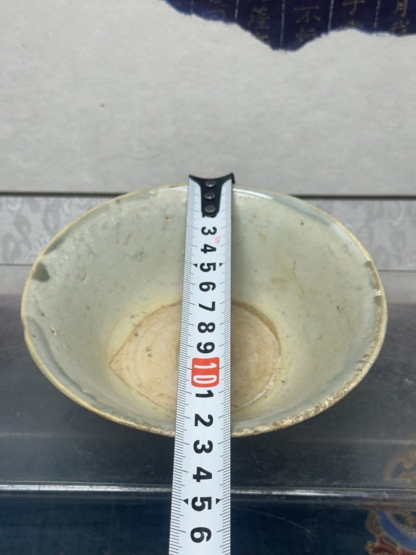 古玩陶瓷明代精品青花花卉碗拍賣，當前價格69元