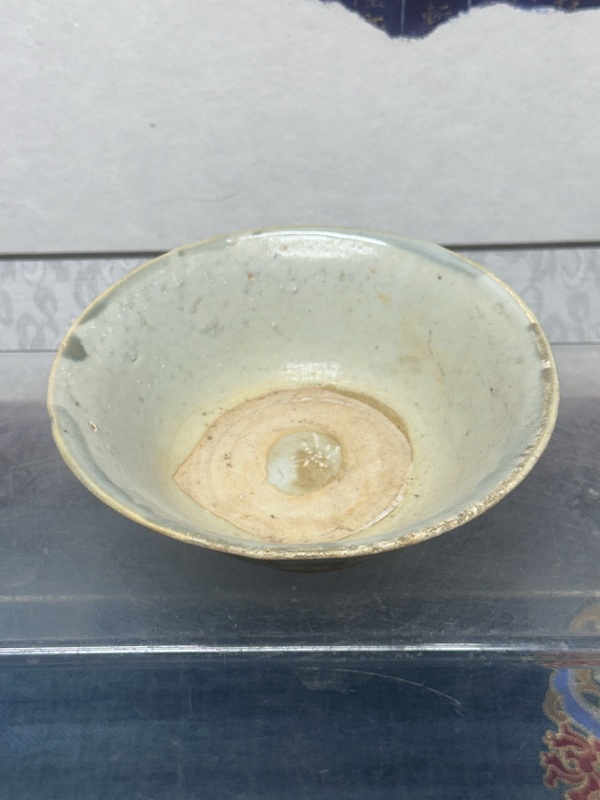 古玩陶瓷明代精品青花花卉碗拍賣，當前價格69元