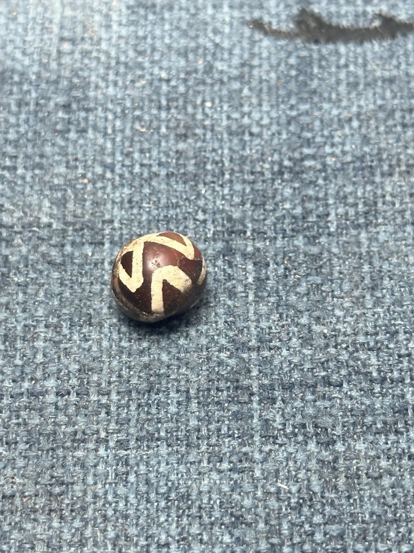 古玩陶瓷宋元精品瑪瑙珠拍賣，當(dāng)前價格89元