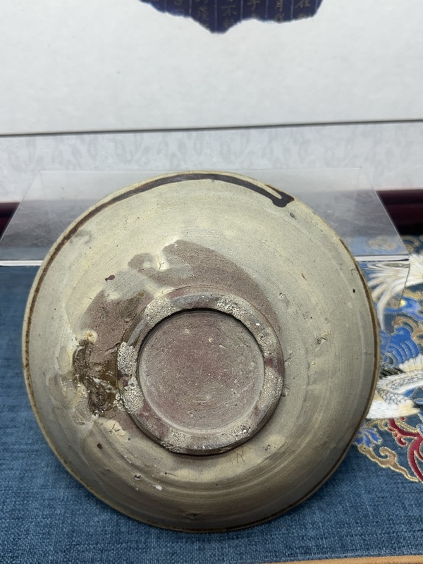 古玩陶瓷明代精品磁州窯蘭花盤拍賣，當前價格289元
