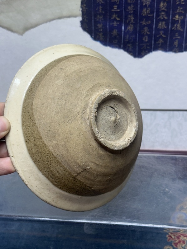 古玩陶瓷元代邢窯精品白釉碗拍賣，當前價格269元