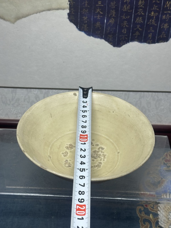 古玩陶瓷元代邢窯精品白釉碗拍賣，當前價格269元