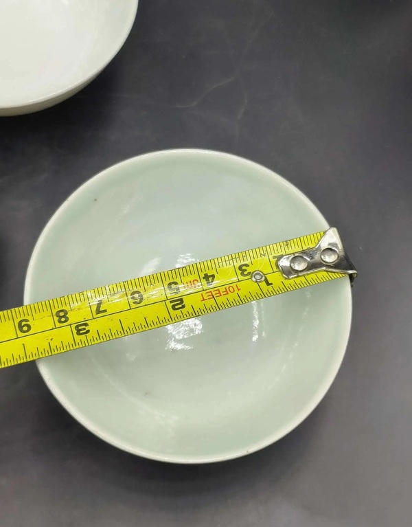 古玩陶瓷白釉描金茶碗三只拍賣，當(dāng)前價(jià)格588元