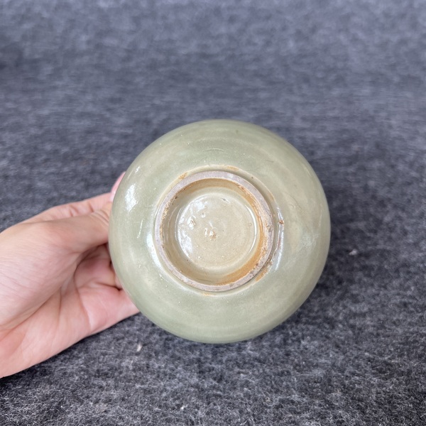 古玩陶瓷宋·耀州窯青釉茶碗拍賣，當前價格20000元