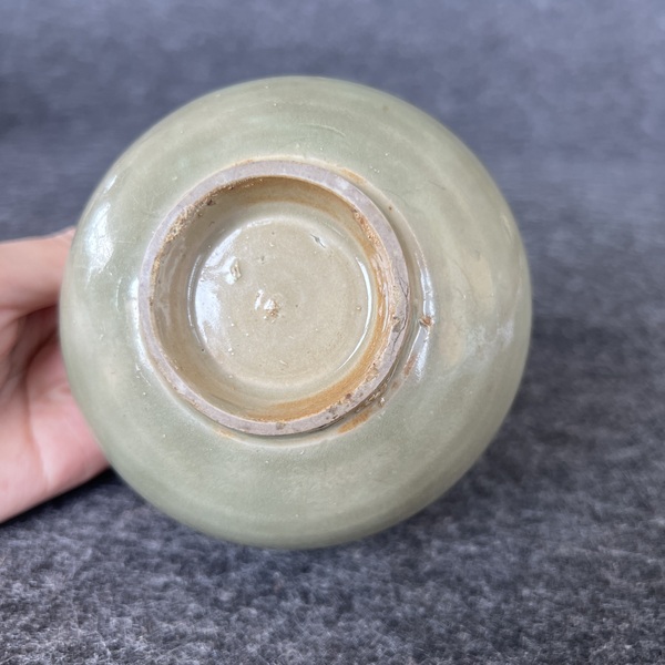 古玩陶瓷宋·耀州窯青釉茶碗拍賣，當前價格20000元