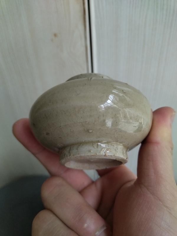 古玩陶瓷青瓷水盂拍賣，當前價格799元