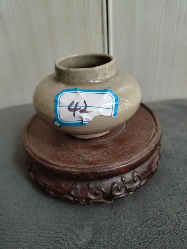 古玩陶瓷青瓷水盂拍賣，當前價格799元