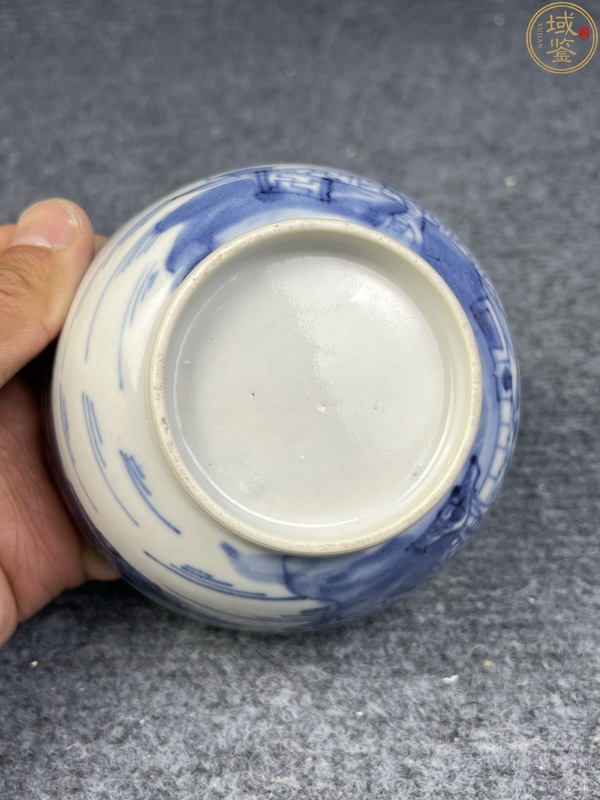 古玩陶瓷青花山水亭臺(tái)樓閣紋碗拍賣，當(dāng)前價(jià)格800元
