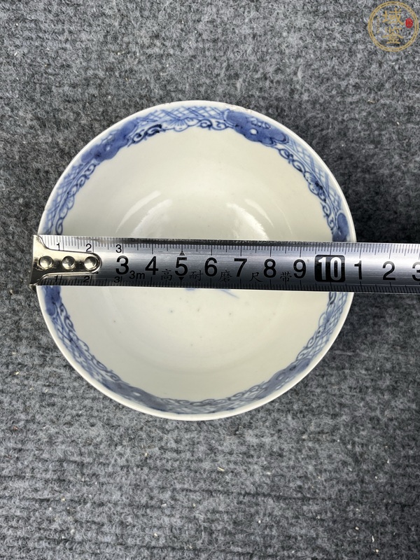 古玩陶瓷青花山水亭臺(tái)樓閣紋碗拍賣，當(dāng)前價(jià)格800元