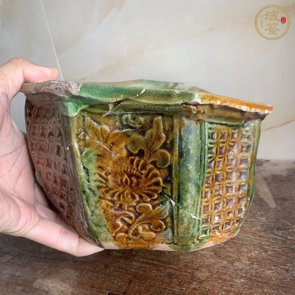古玩陶瓷三彩瓷枕標(biāo)本真品鑒賞圖