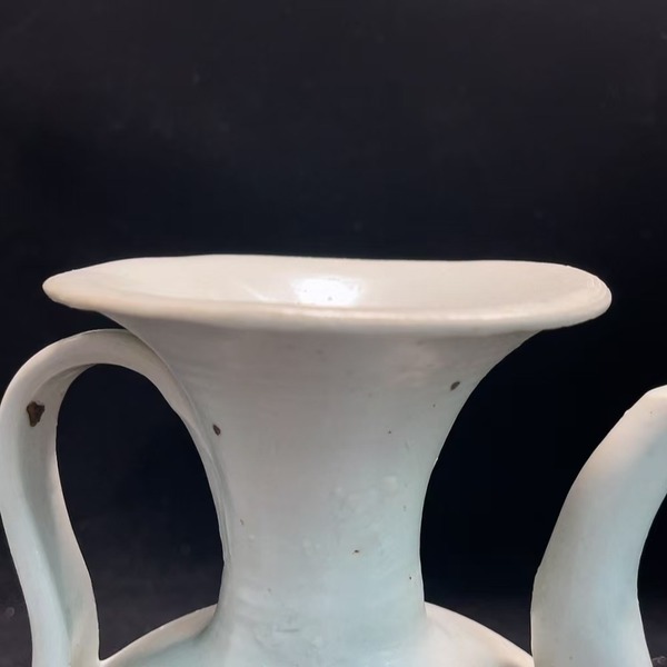 古玩陶瓷白釉壺拍賣(mài)，當(dāng)前價(jià)格800元