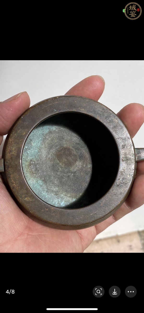 古玩銅器爐子真品鑒賞圖