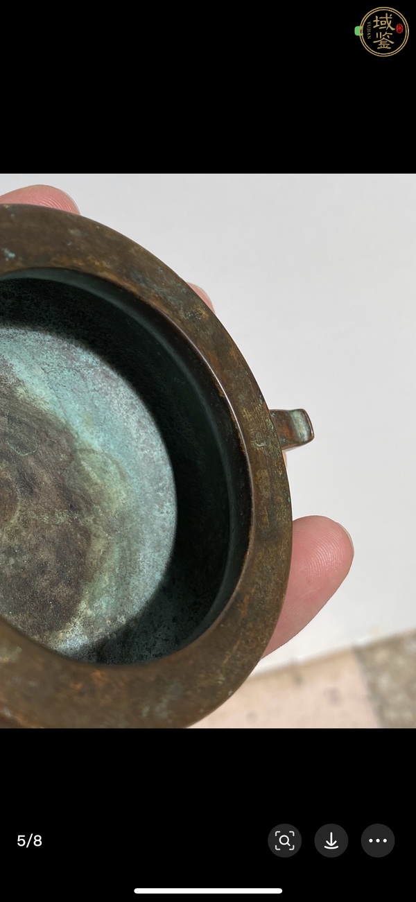 古玩銅器爐子真品鑒賞圖