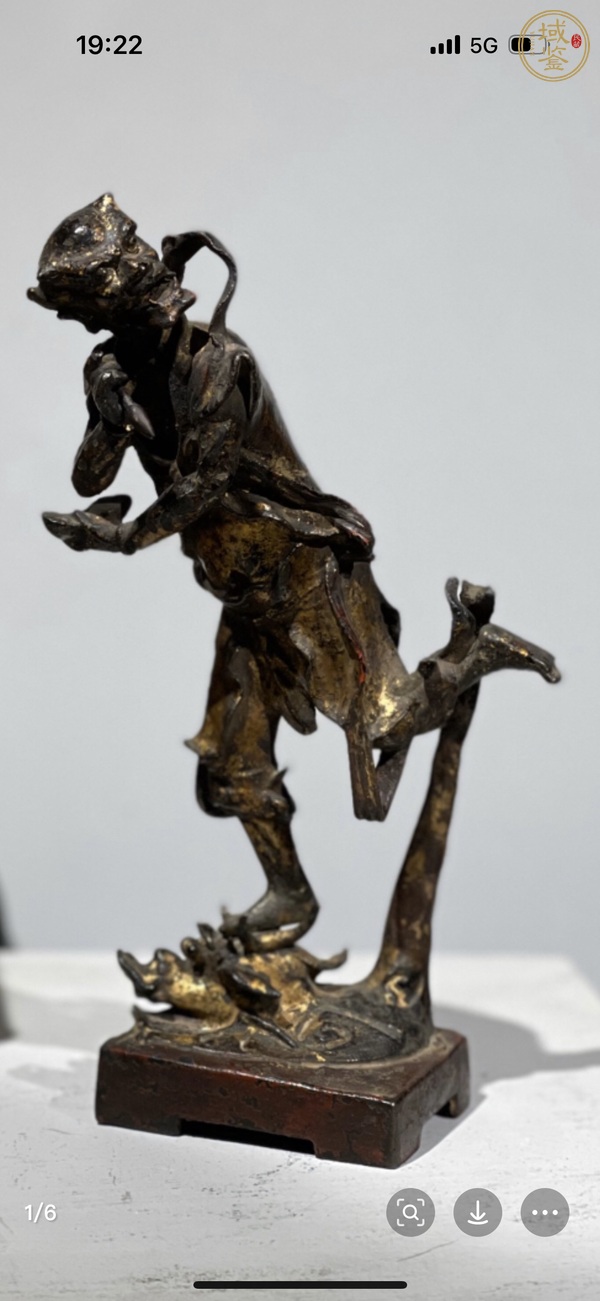 古玩銅器銅魁星點(diǎn)斗真品鑒賞圖