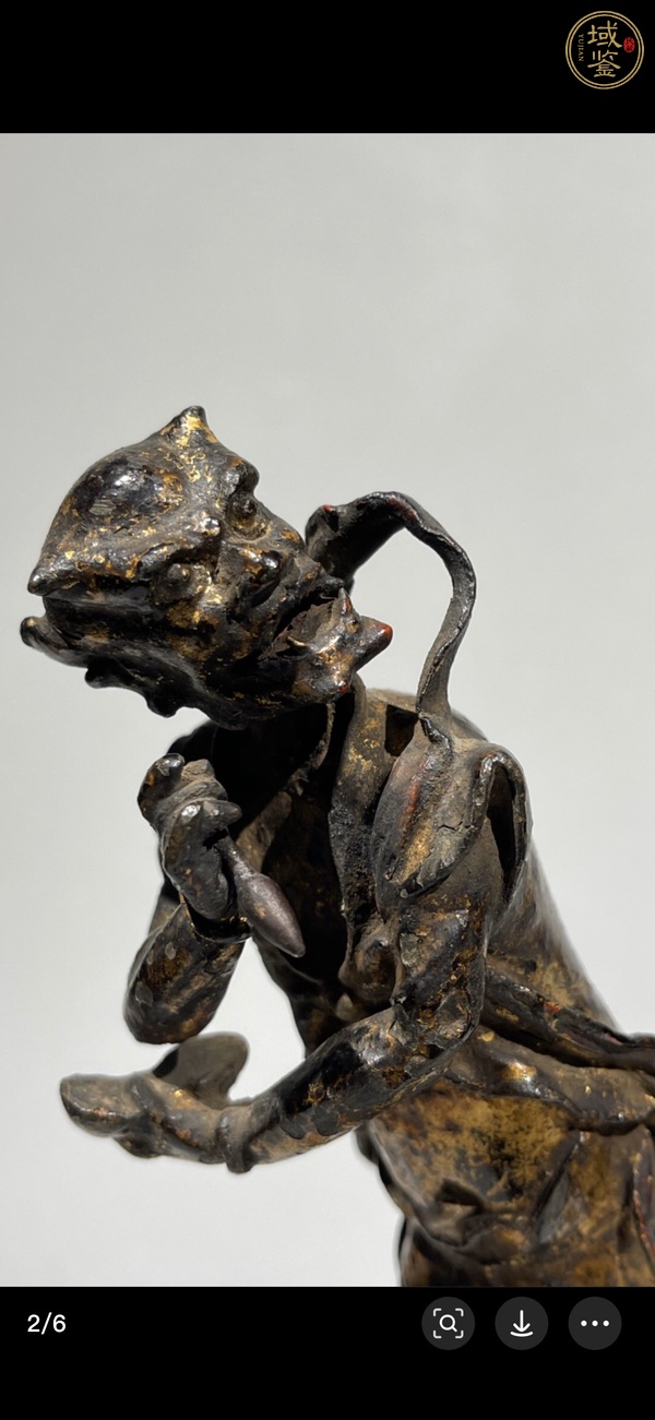 古玩銅器銅魁星點(diǎn)斗真品鑒賞圖