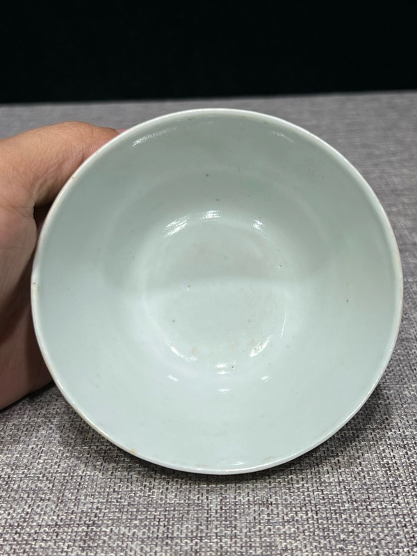 古玩陶瓷清·同治麒麟送子粉彩杯全品拍賣，當前價格1500元