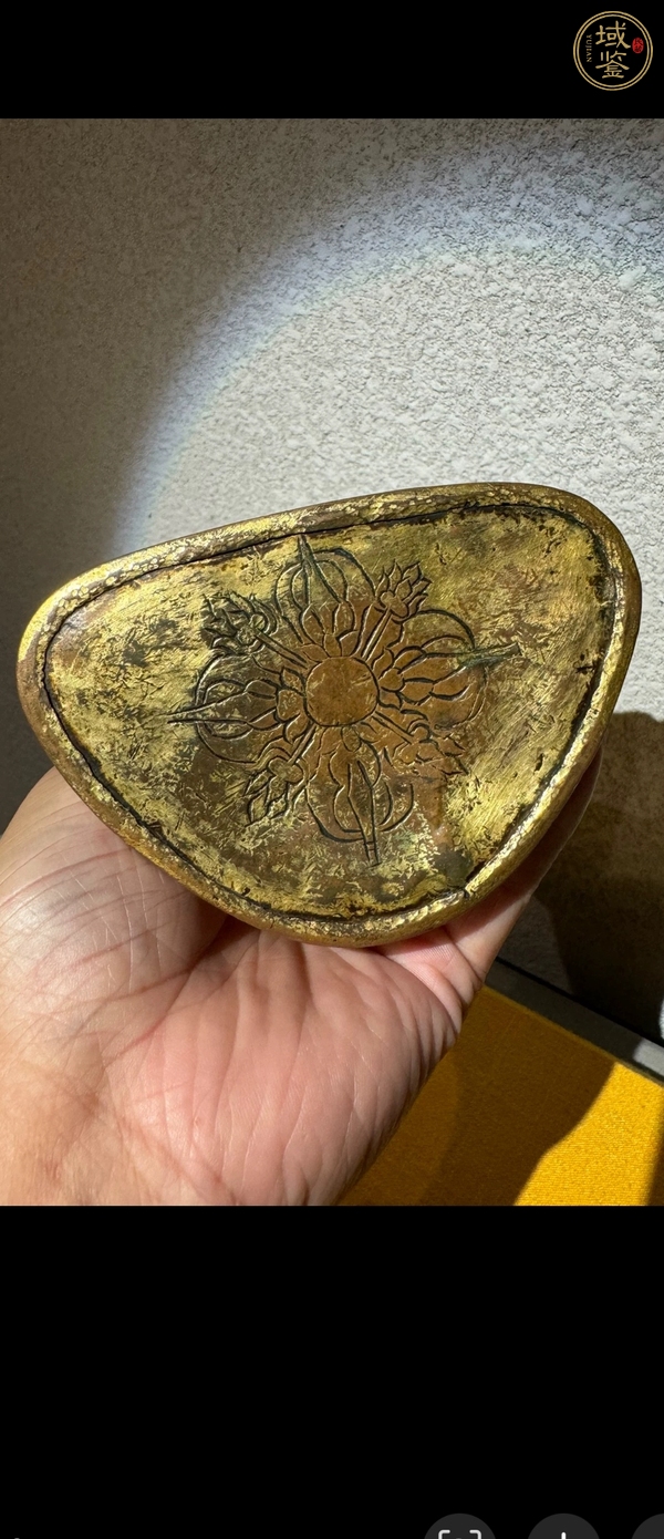古玩銅器銅鎏金釋迦摩尼佛真品鑒賞圖