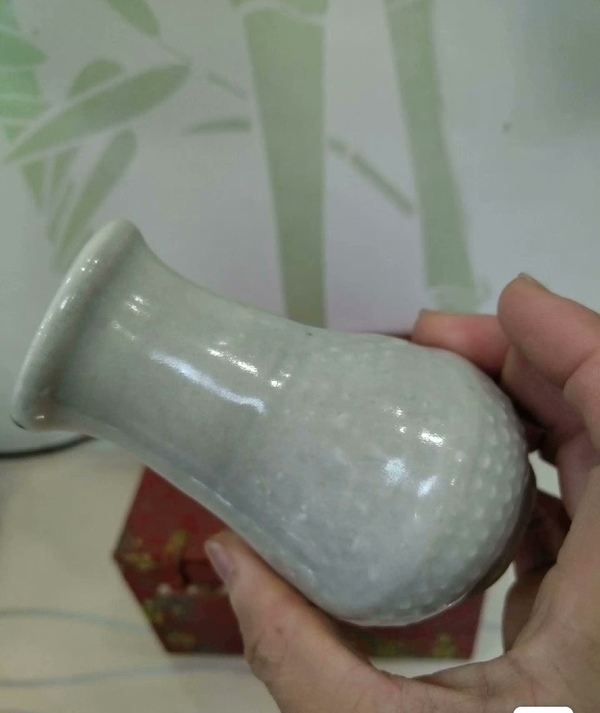 古玩陶瓷青白釉箸瓶，模糊，偏老拍賣，當前價格1188元