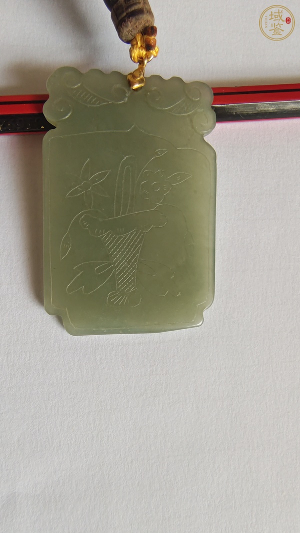 古玩玉器玉牌子真品鑒賞圖