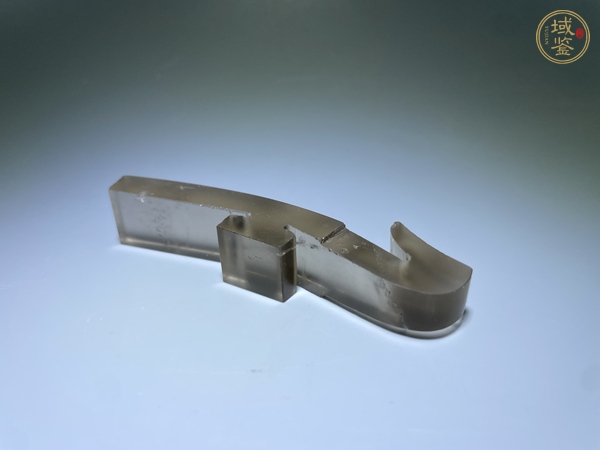 古玩玉器天然水晶“帶鉤”真品鑒賞圖