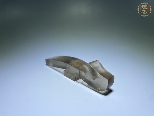 古玩玉器天然水晶“帶鉤”真品鑒賞圖