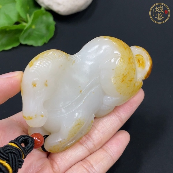 古玩玉器天然和田玉把件真品鑒賞圖