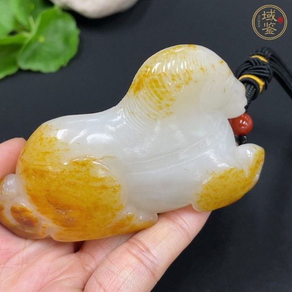 古玩玉器天然和田玉把件真品鑒賞圖