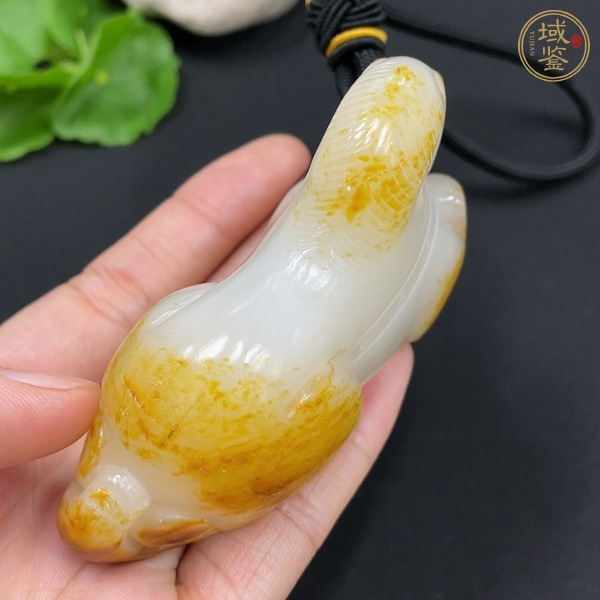 古玩玉器天然和田玉把件真品鑒賞圖