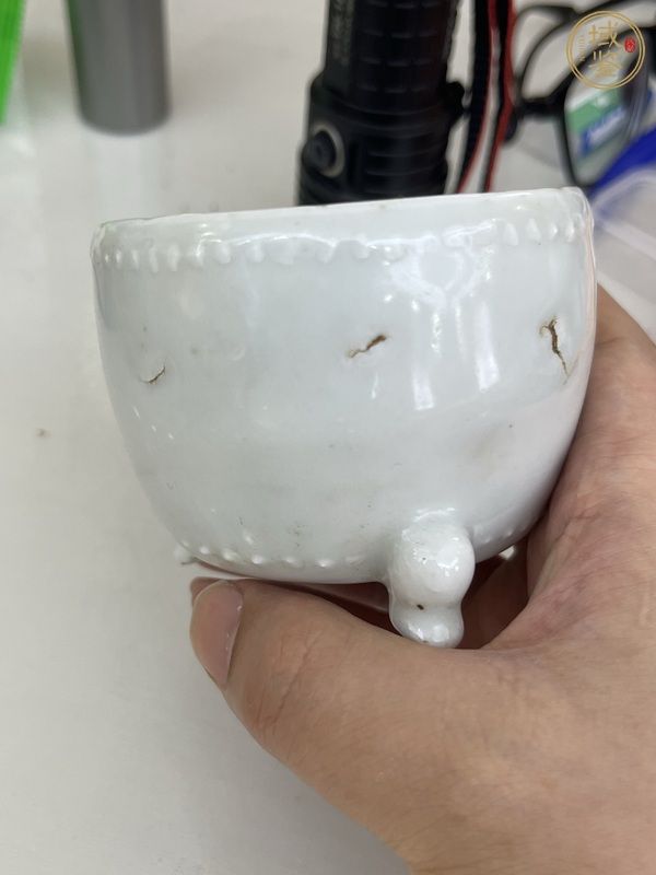 古玩陶瓷白釉爐真品鑒賞圖