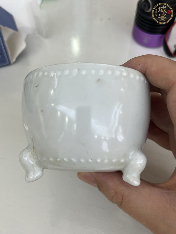 古玩陶瓷白釉爐真品鑒賞圖