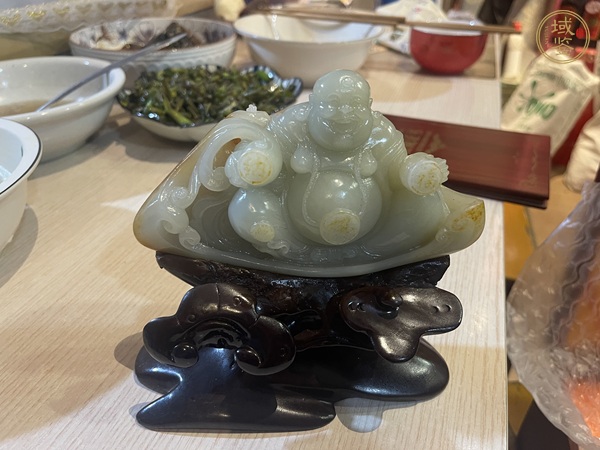 古玩玉器天然和田玉籽料雕件真品鑒賞圖