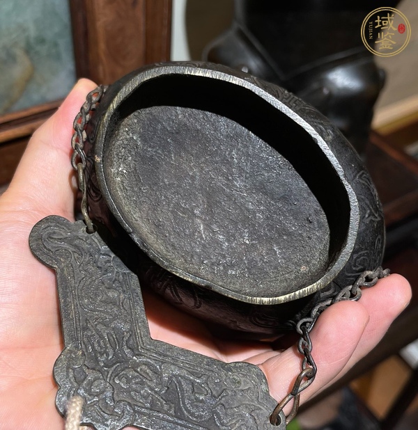 古玩銅器提梁壺真品鑒賞圖