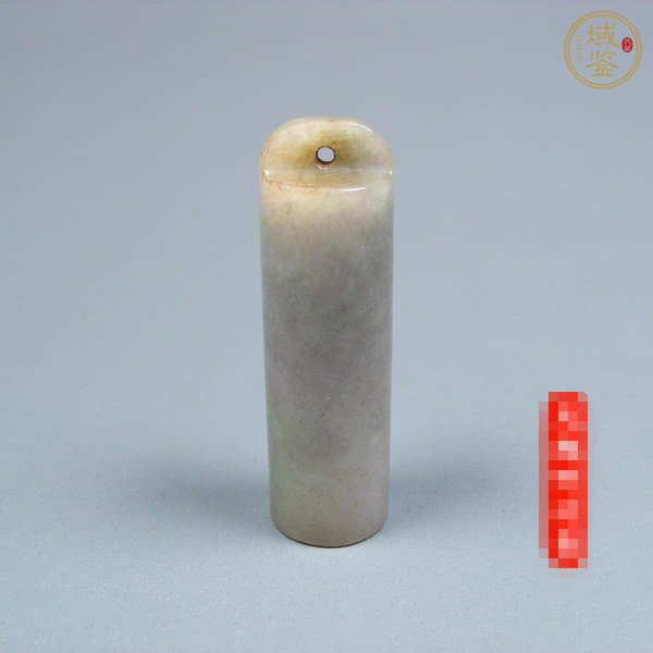 古玩玉器翡翠雕“素紋翎管”真品鑒賞圖