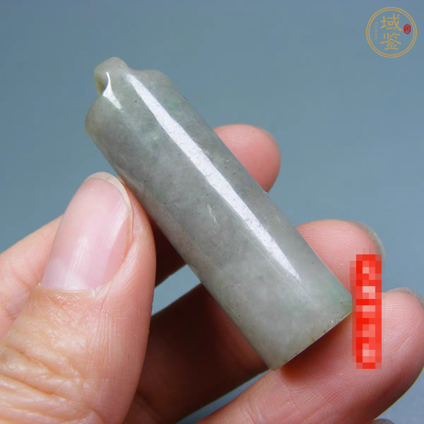 古玩玉器翡翠雕“素紋翎管”真品鑒賞圖