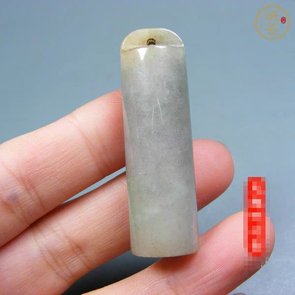 古玩玉器翡翠雕“素紋翎管”真品鑒賞圖