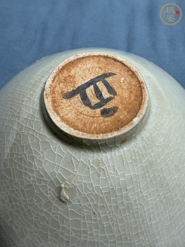 古玩陶瓷青白釉刻花斗笠碗真品鑒賞圖