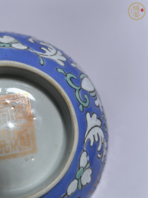 古玩陶瓷福壽紋粉彩碗真品鑒賞圖