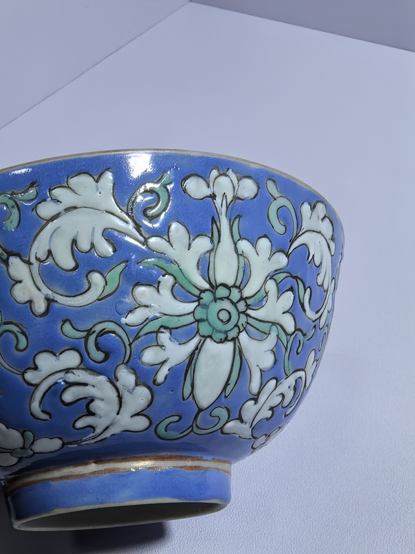 古玩陶瓷福壽紋粉彩碗拍賣，當前價格1500元