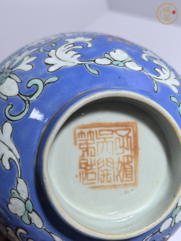 古玩陶瓷福壽紋粉彩碗真品鑒賞圖