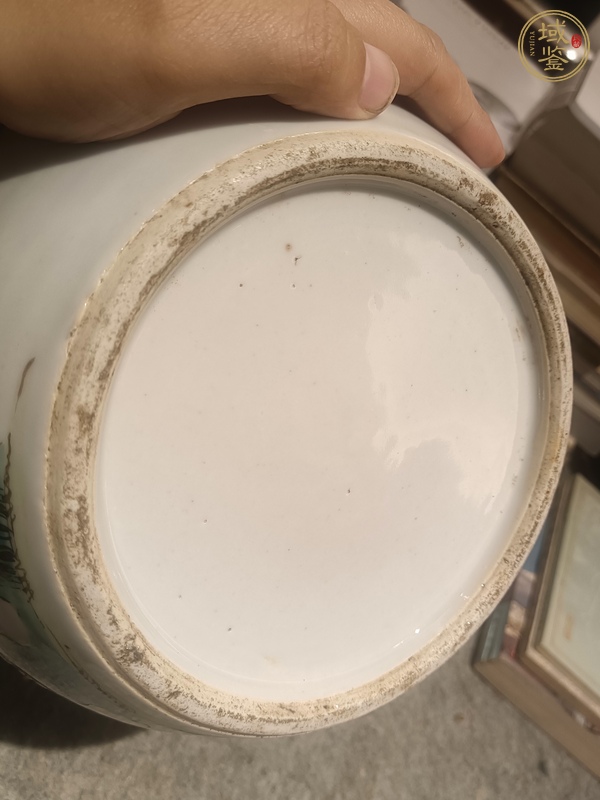 古玩陶瓷粉彩冬瓜罐真品鑒賞圖