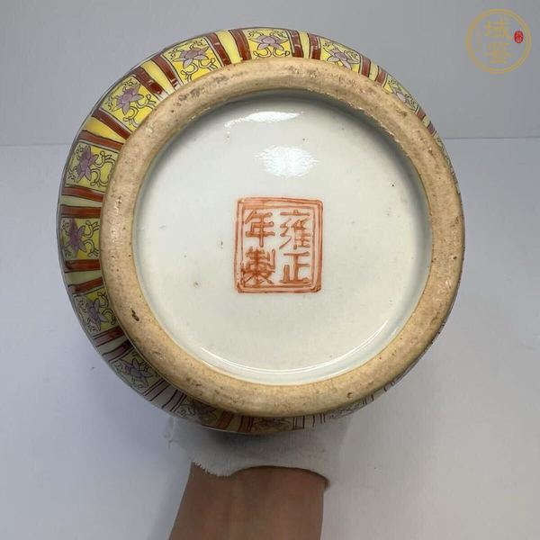 古玩陶瓷解放初 粉彩瓶真品鑒賞圖