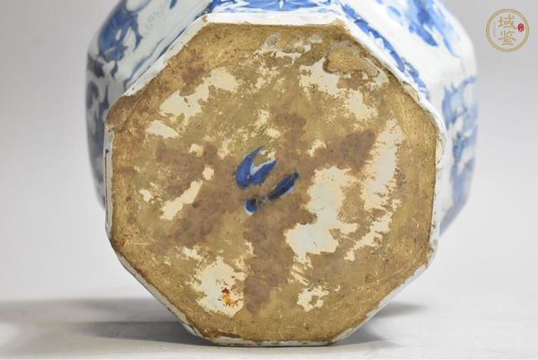 古玩陶瓷日本仿 崇禎風(fēng)格人物紋八方罐真品鑒賞圖