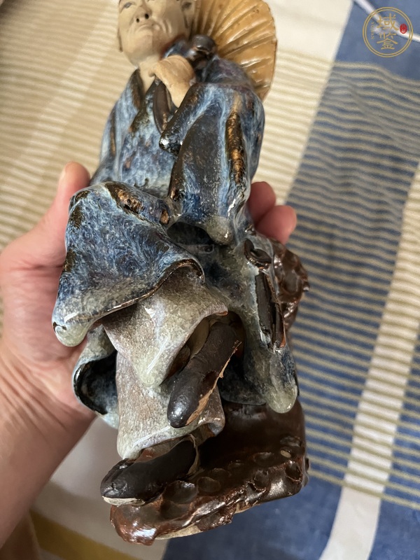 古玩陶瓷人物塑像真品鑒賞圖