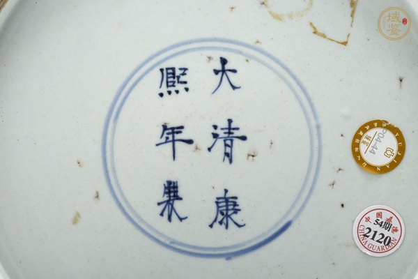 古玩陶瓷清康熙·五彩西廂記人物紋大盤真品鑒賞圖