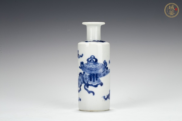 古玩陶瓷清康熙·青花博古圖鼻煙壺母壺真品鑒賞圖