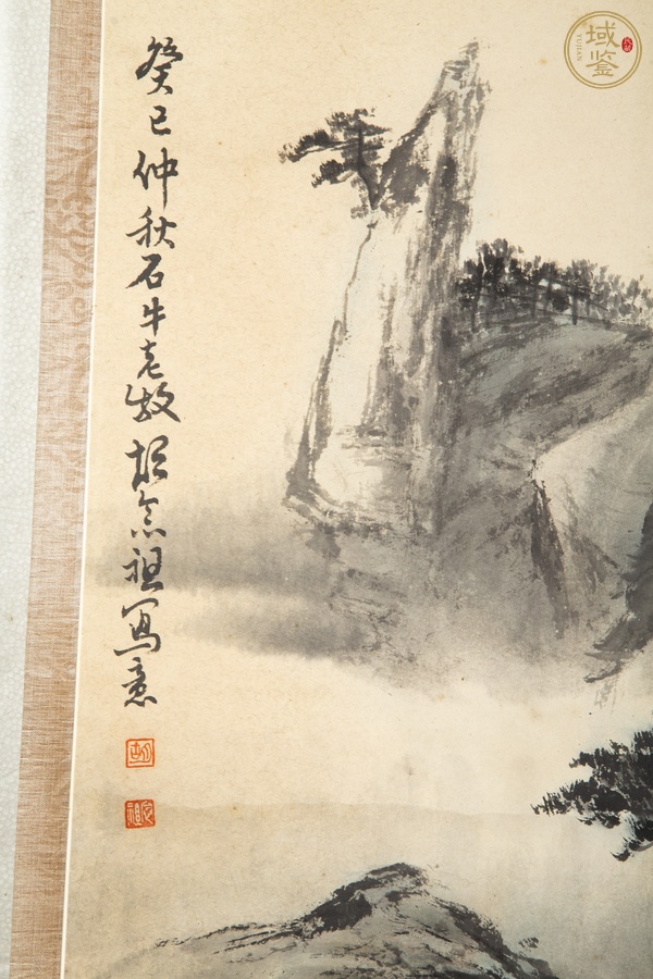 古玩字畫當(dāng)代·胡念祖 山水立軸真品鑒賞圖