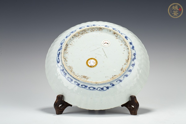 古玩陶瓷明晚·青花花鳥紋花口盤真品鑒賞圖