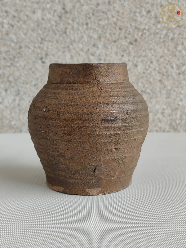 古玩陶瓷褐釉公道杯真品鑒賞圖