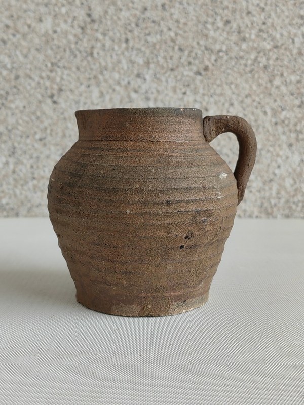 古玩陶瓷褐釉公道杯拍賣(mài)，當(dāng)前價(jià)格580元