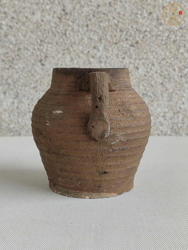 古玩陶瓷褐釉公道杯真品鑒賞圖